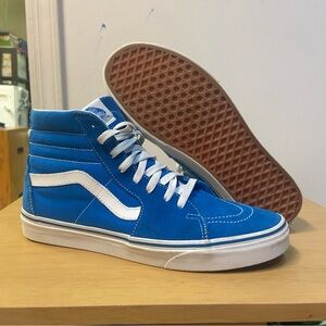 Blue Hi-Top Vans